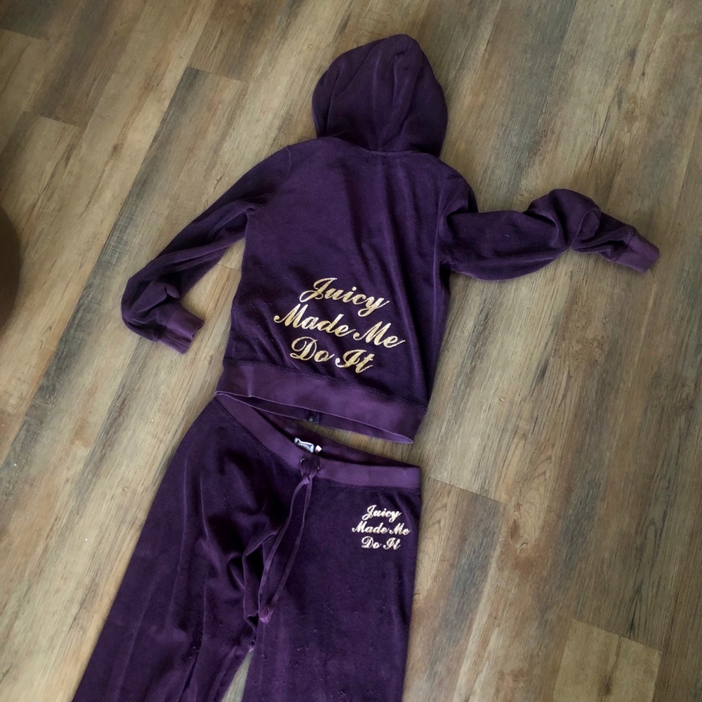 Juicy couture matching track suit